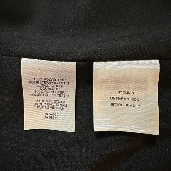 Jones New York Collection Platinum Black Sleeveless V-Neck Dress, Size 10 - Picture 6 of 7